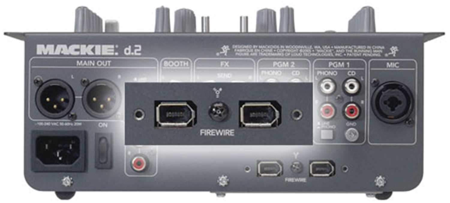 Mackie Fire Wire Card For D2 DJ Mixer - Solotech