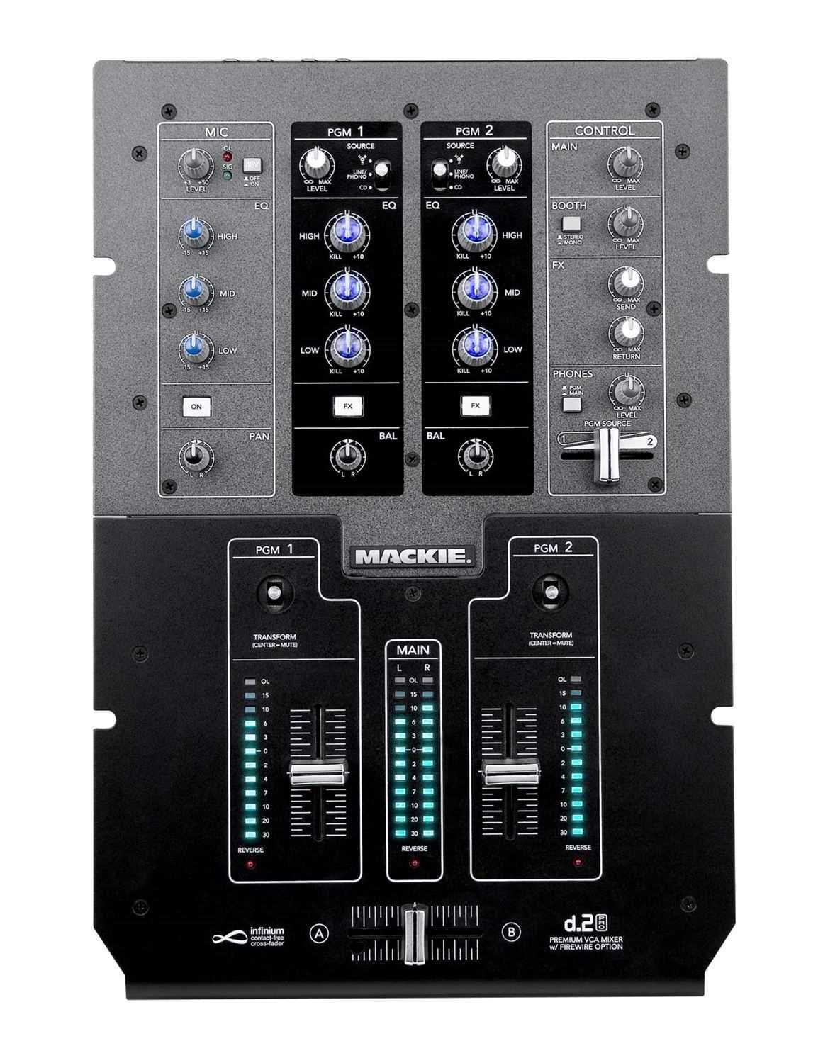 Mackie D2-PRO 2-Ch DJ Production Console with Fw - Solotech