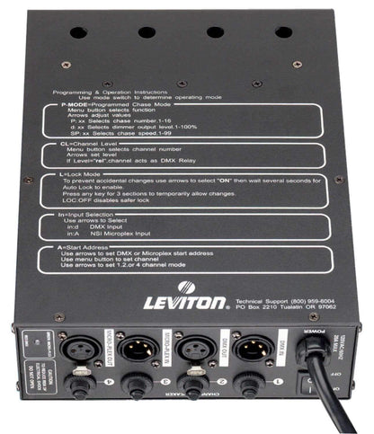 Leviton Programmable 3-Pin DMX Dimmer Pack - ProSound and Stage Lighting