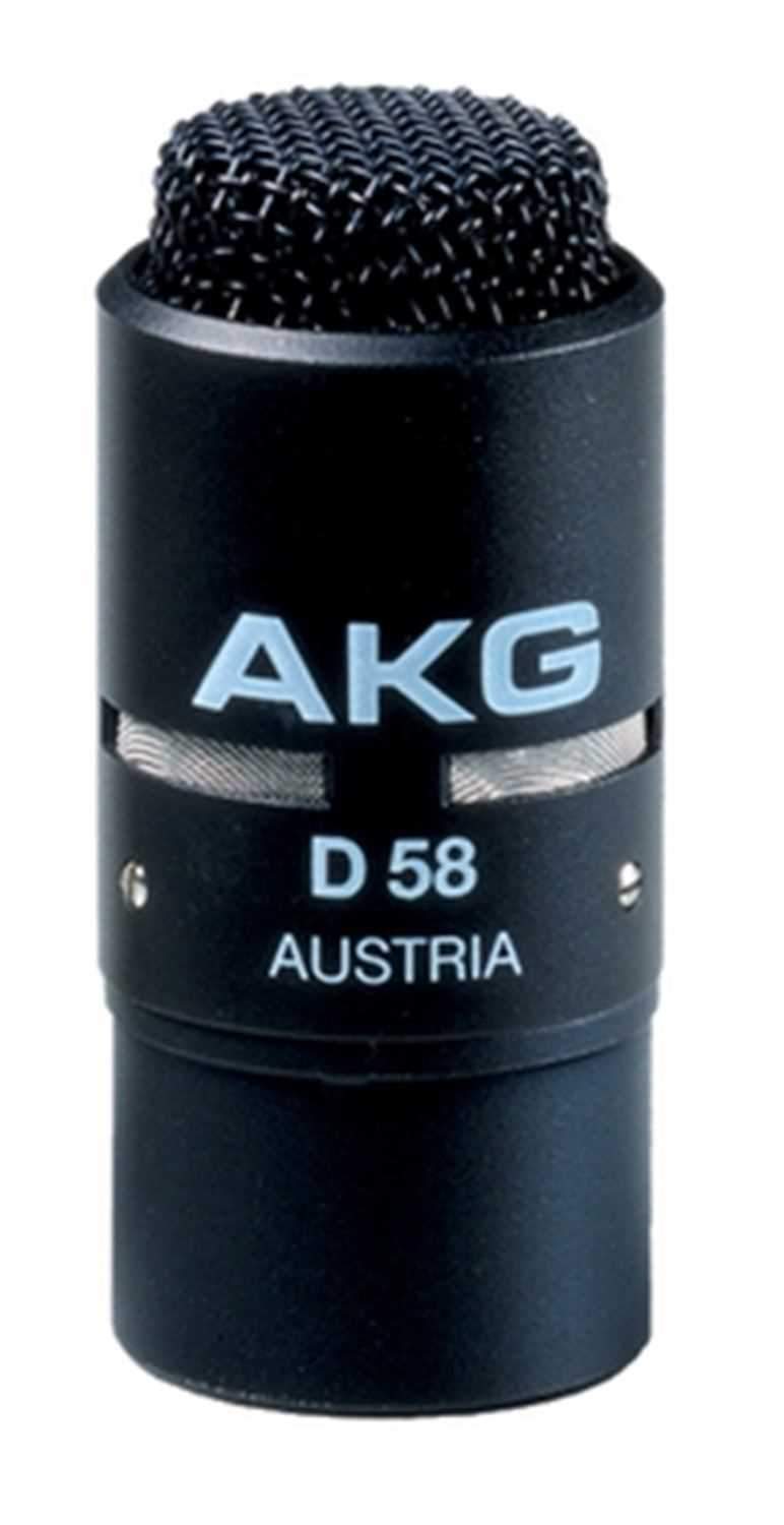 AKG D58EBLACK Hypercardioid Noise Cancel Mic Blk - Solotech