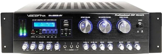 VocoPro DA-9808RV Mixer/Amplifier with DSP Reverb - PSSL ProSound and Stage Lighting