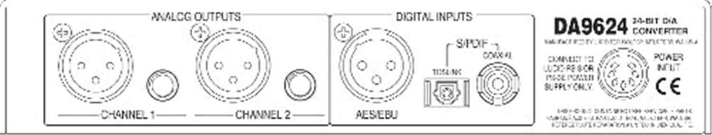 Lucid DA9624 24/96Khz D/A Converter - Solotech