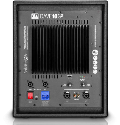 LD Systems DAVE10G3 Powered 2.1 PA System - Solotech