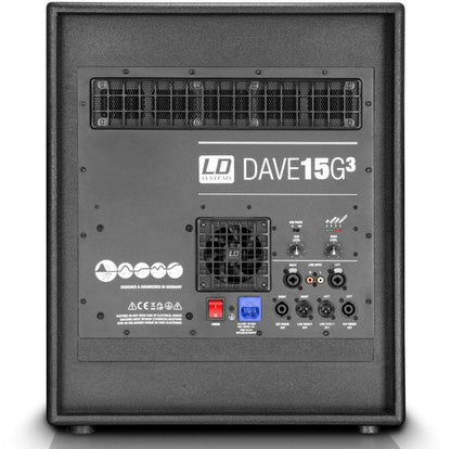 LD Systems DAVE15G3 Powered 2.1 PA System - Solotech