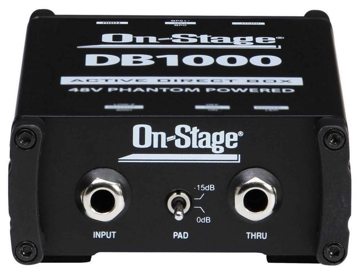 On-Stage DB1000 Active Direct Box - ProSound and Stage Lighting