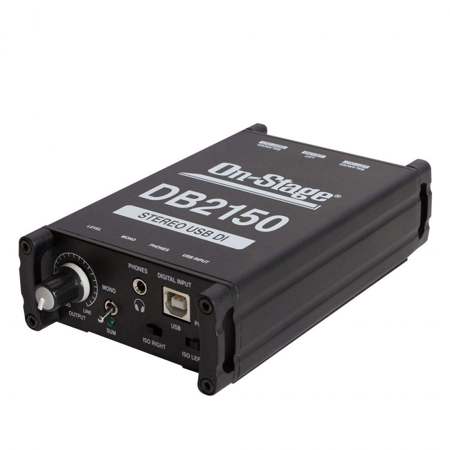 On-Stage DB2150 Stereo USB DI Box – Solotech
