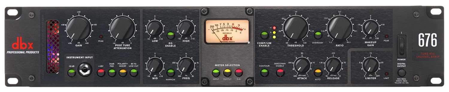 dbx 676 Tube Mic Preamp and Channel Strip - Solotech