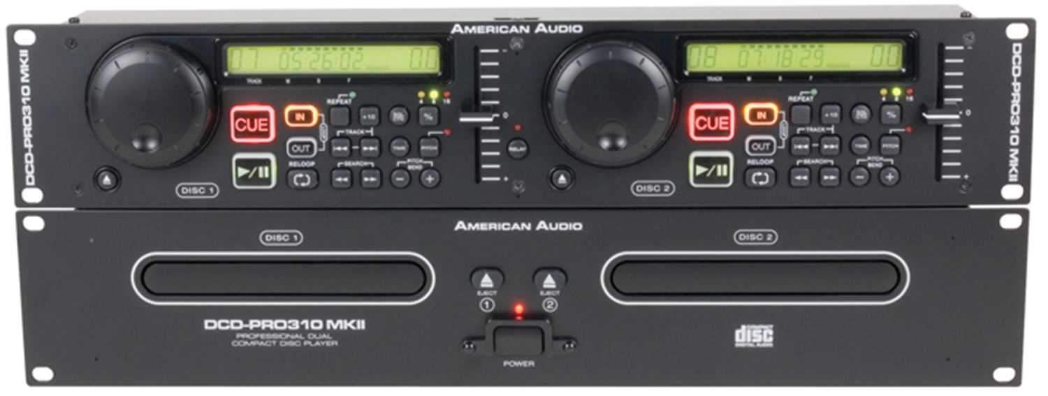 American Audio DCD-PRO-310-MKII Dual CD Player - Solotech