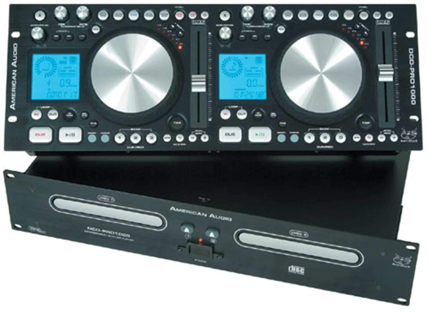 American Audio DCDPRO1000 Pro Dual CD Player - Solotech