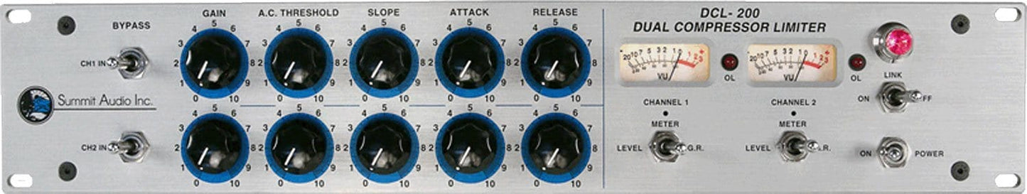 Summit Audio DCL-200 Dual Tube Compressor - ProSound and Stage Lighting