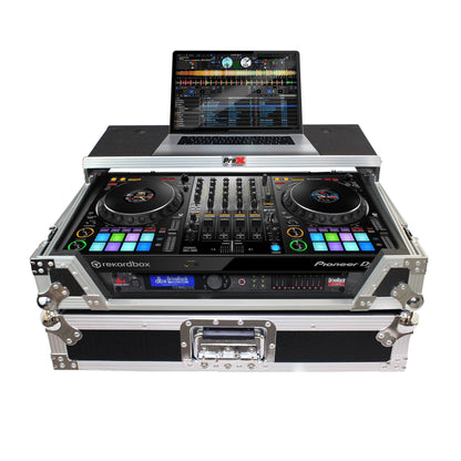 ProX XS-DDJ1000WLT Flight Case for DDJ-1000SRT with Sliding Laptop Shelf - PSSL ProSound and Stage Lighting