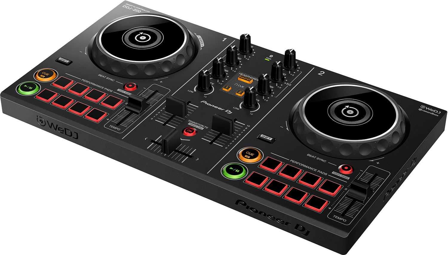 Pioneer DDJ-200 2-Channel Smart DJ Controller - ProSound and Stage Lighting