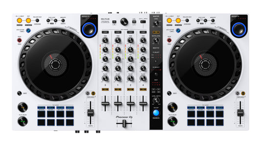 Pioneer DJ DDJ-FLX6 4-Channel Multi-Platform DJ Controller (White) - PSSL ProSound and Stage Lighting