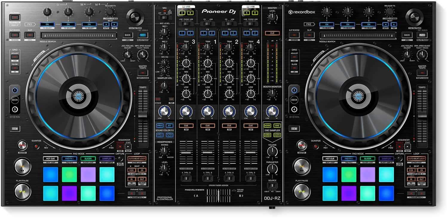 Pioneer DJ DDJ-RZ 4-Channel Controller for rekordbox DJ - Solotech