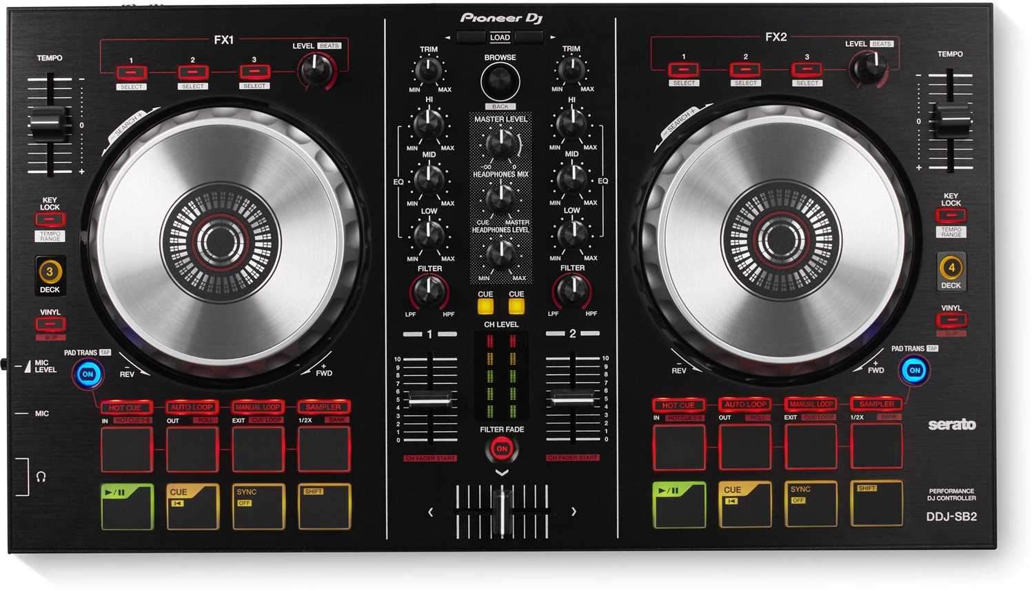 Pioneer DJ DDJ-SB2 DJ Controller for Serato DJ - Solotech