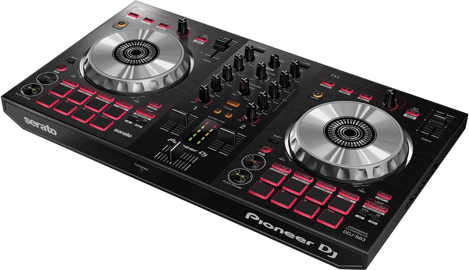 Pioneer DDJ-SB3 DJ Controller for Serato DJ - ProSound and Stage Lighting