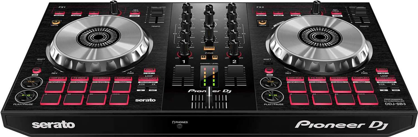 Pioneer DDJ-SB3 DJ Controller for Serato DJ - ProSound and Stage Lighting