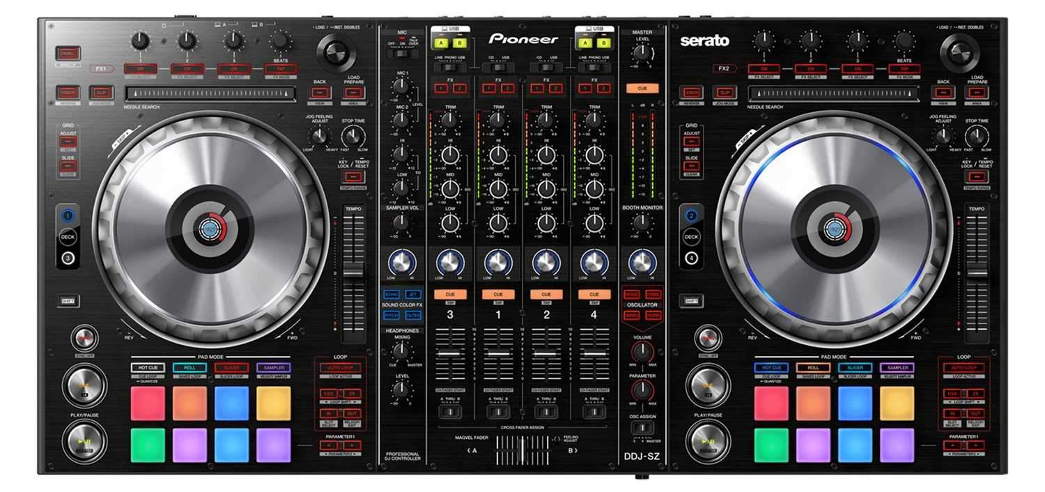 Pioneer DJ DDJ-SZ 4-Channel DJ Controller for Serato DJ - Solotech