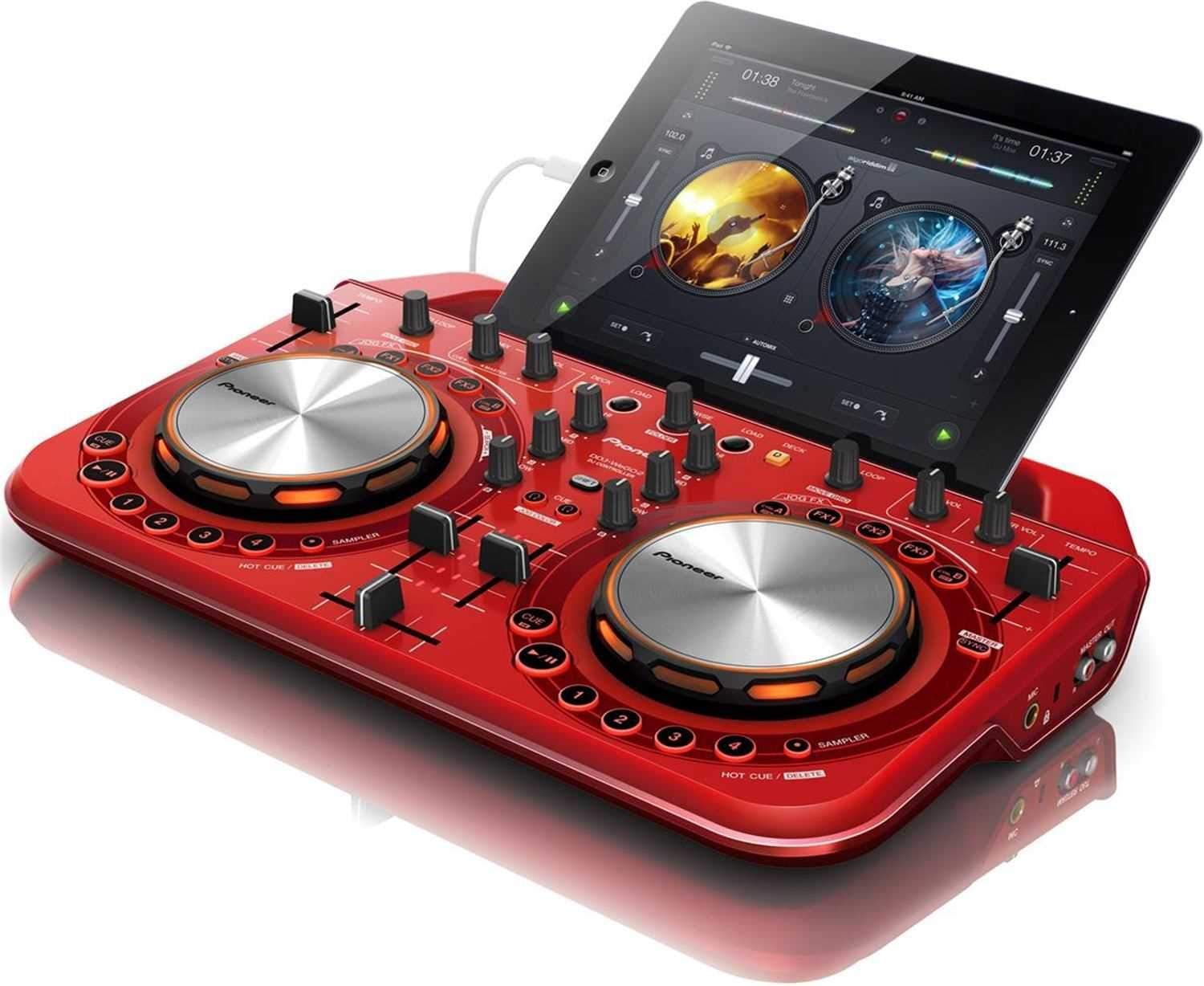 Pioneer DJ DDJWEGO2 Compact DJ Controller Red - Solotech