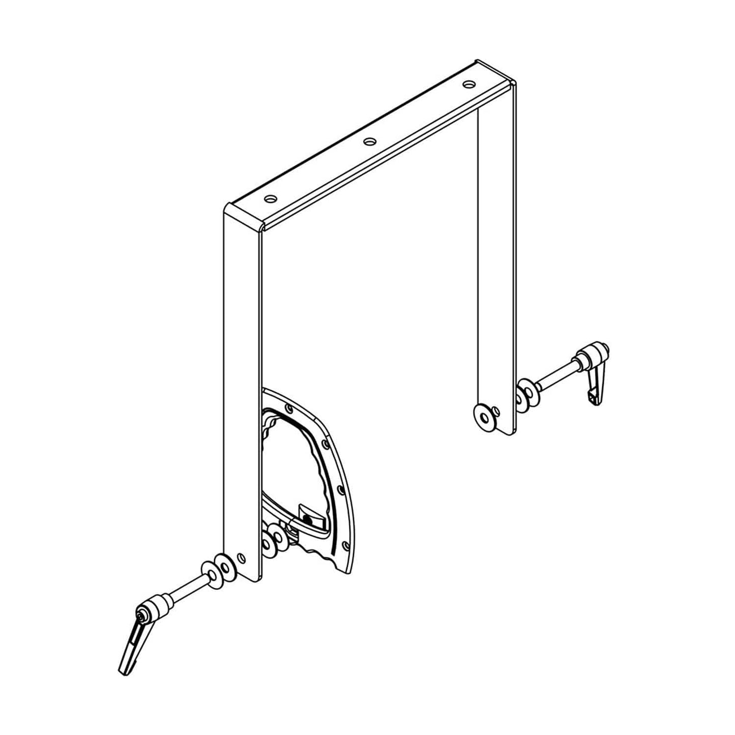 LD Systems Swing Bracket for LDDDQ12 - Solotech