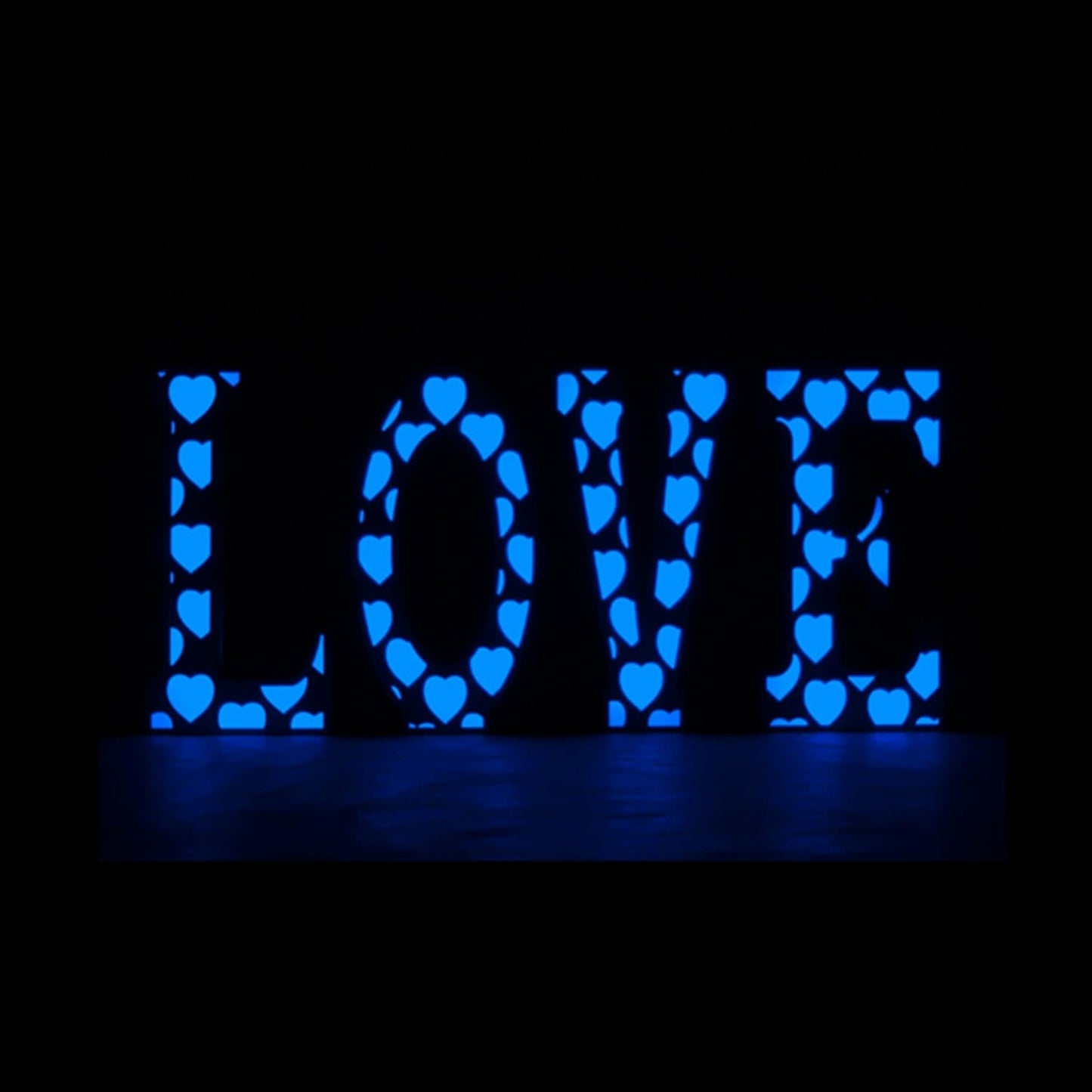 Eliminator Decor Love 45-Inch Tall RGB LED Letters - Solotech