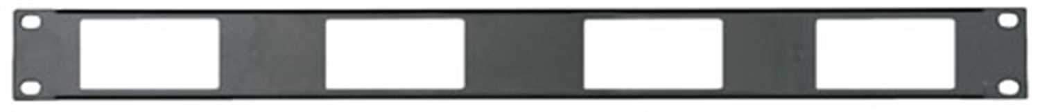 Mid Atlantic DECP1X4 4 Space Decora Mounting Panel