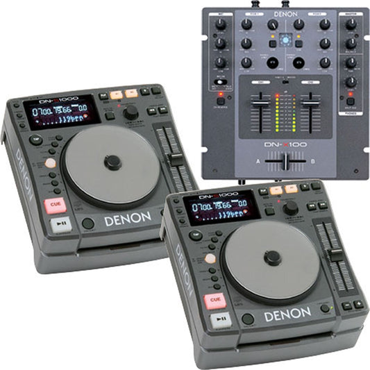 DENON DJ PACKAGE (2)DNS1000'S AND DNX100 MIXER - Solotech