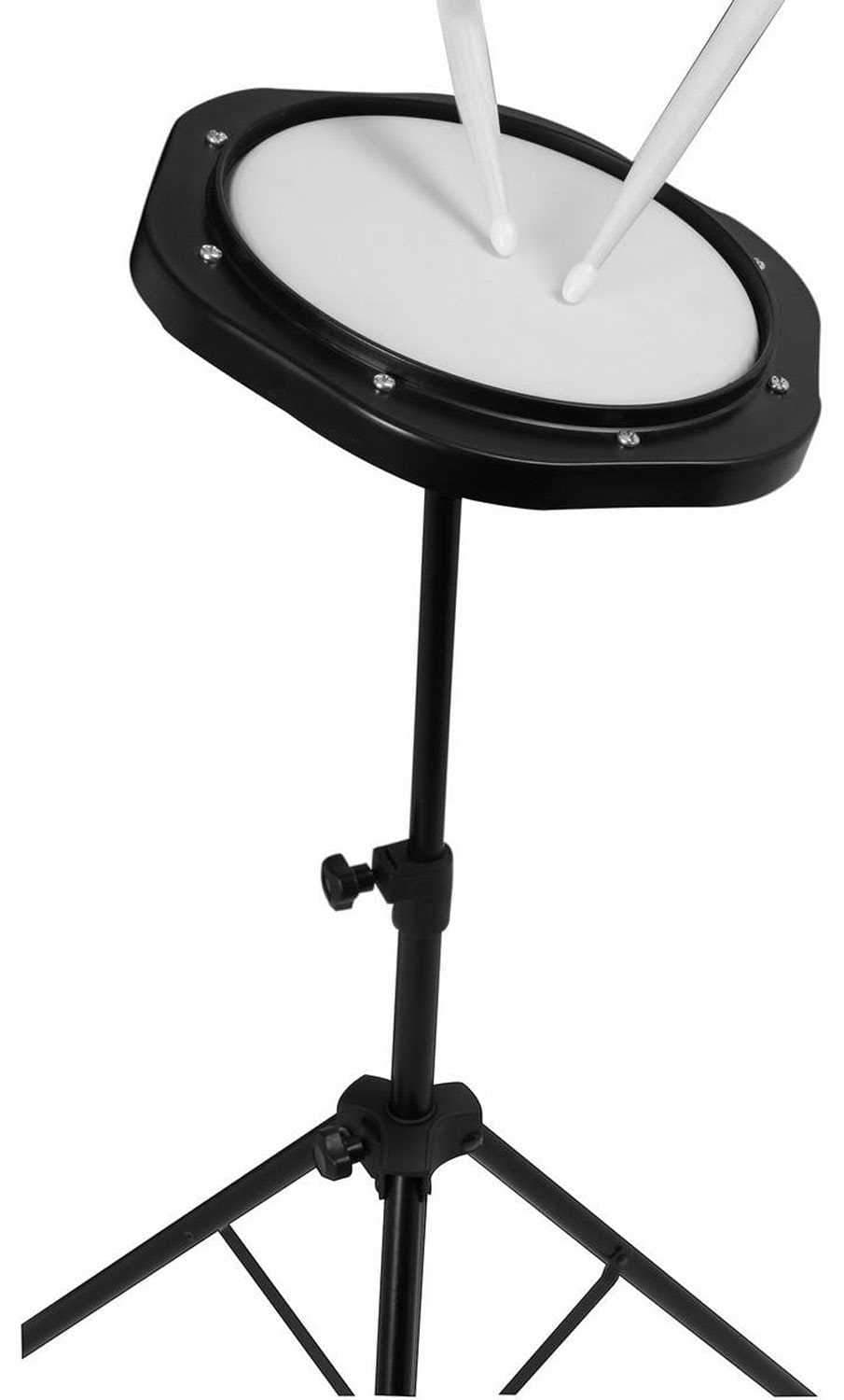 On-Stage DFP5500 Drum Practice Pad with Stand & Bag - ProSound and Stage Lighting