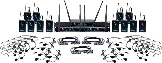 VocoPro Digital-PLAY-12 Ch Wireless UHF Microphone System - ProSound and Stage Lighting