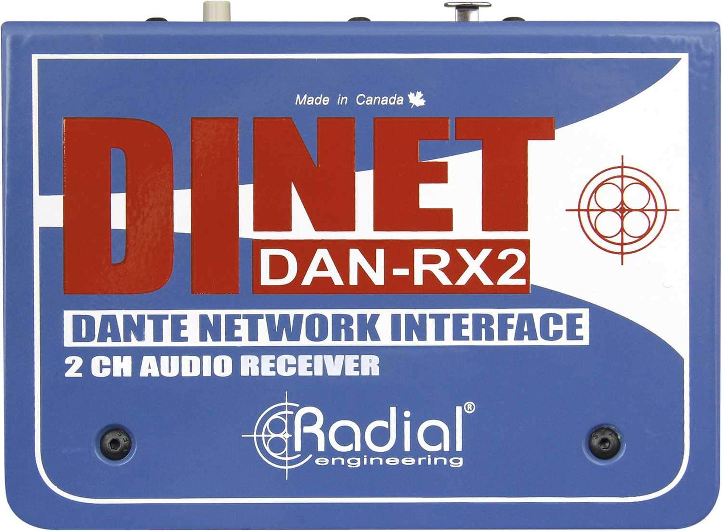 Radial DiNet DAN-RX2 Dante Network Receiver - ProSound and Stage Lighting