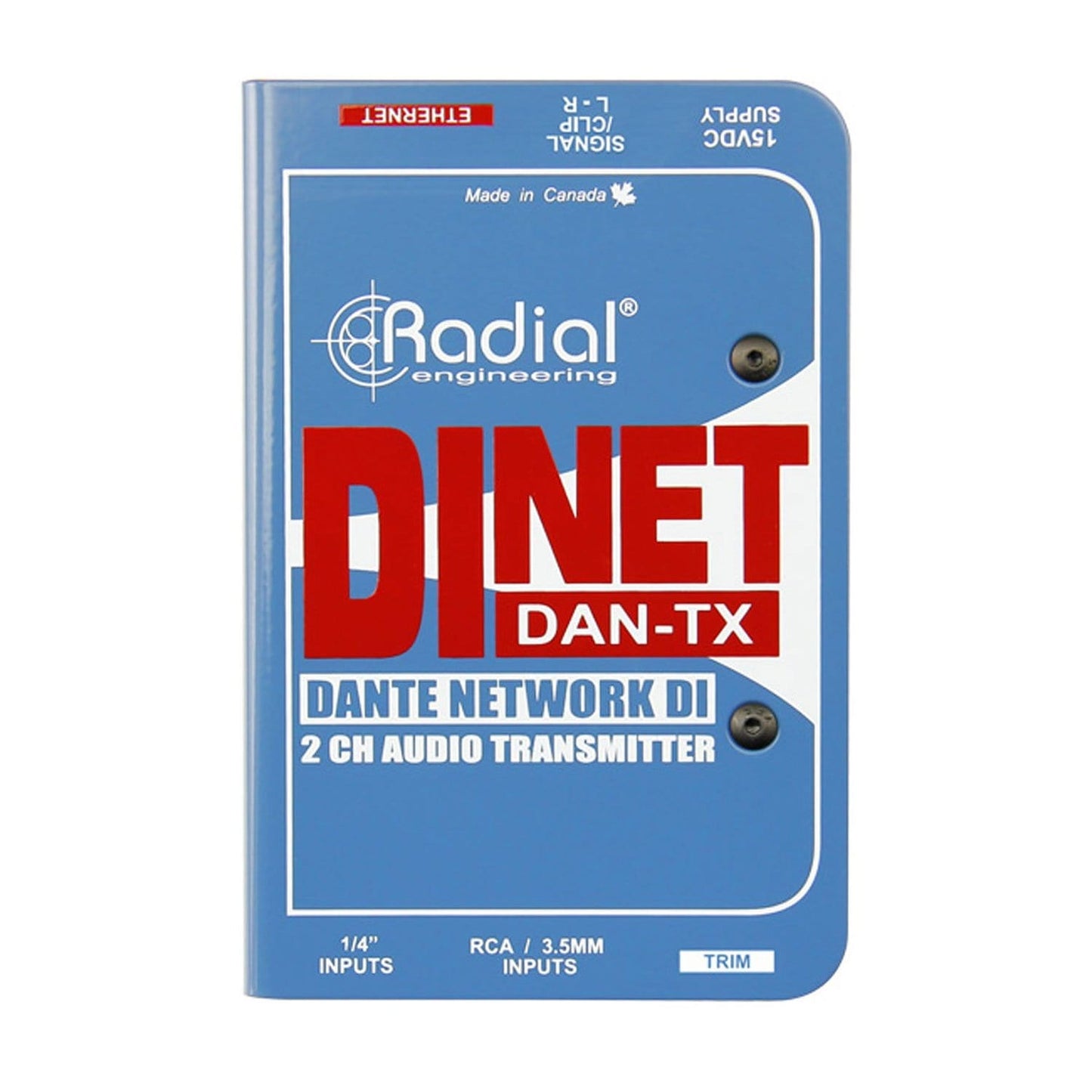 Radial DiNet Dan-TX Dante Audio Transmitter - ProSound and Stage Lighting