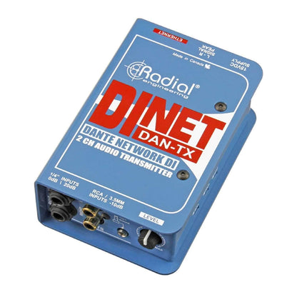 Radial DiNet Dan-TX Dante Audio Transmitter - ProSound and Stage Lighting