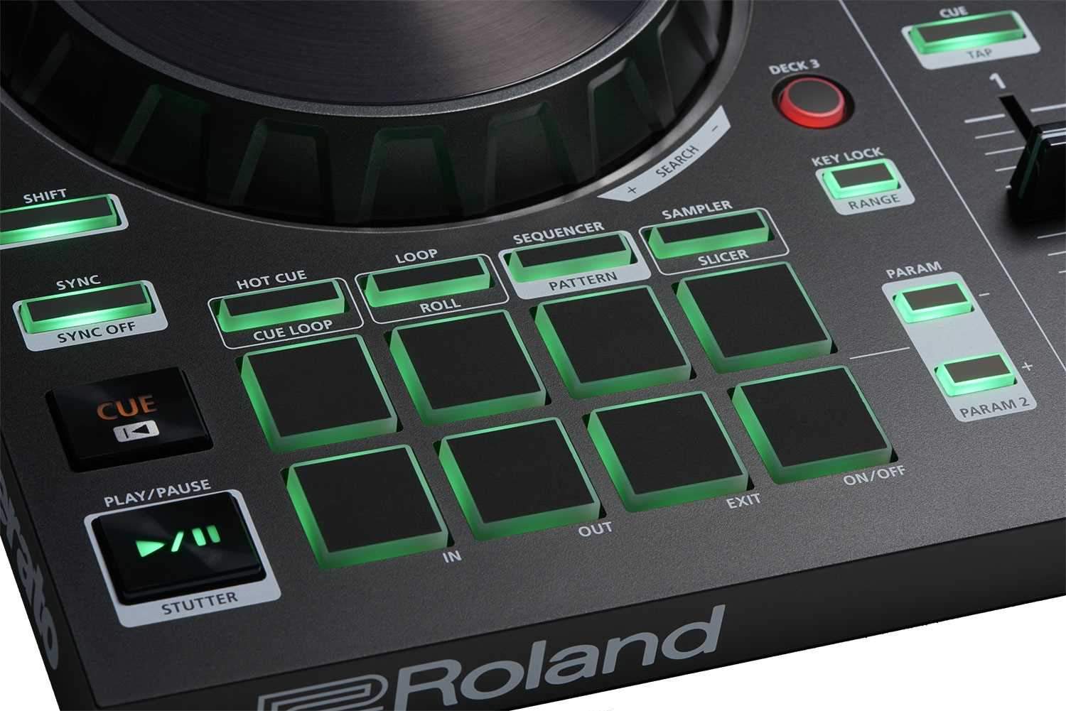 Roland DJ-202 2-Channel Serato DJ Pro Controller - ProSound and Stage Lighting