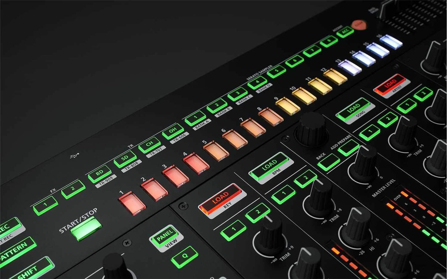 Roland DJ-808 Serato DJ Controller & Drum Machine - ProSound and Stage Lighting