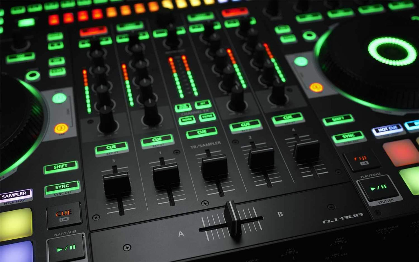 Roland DJ-808 Serato DJ Controller & Drum Machine - ProSound and Stage Lighting