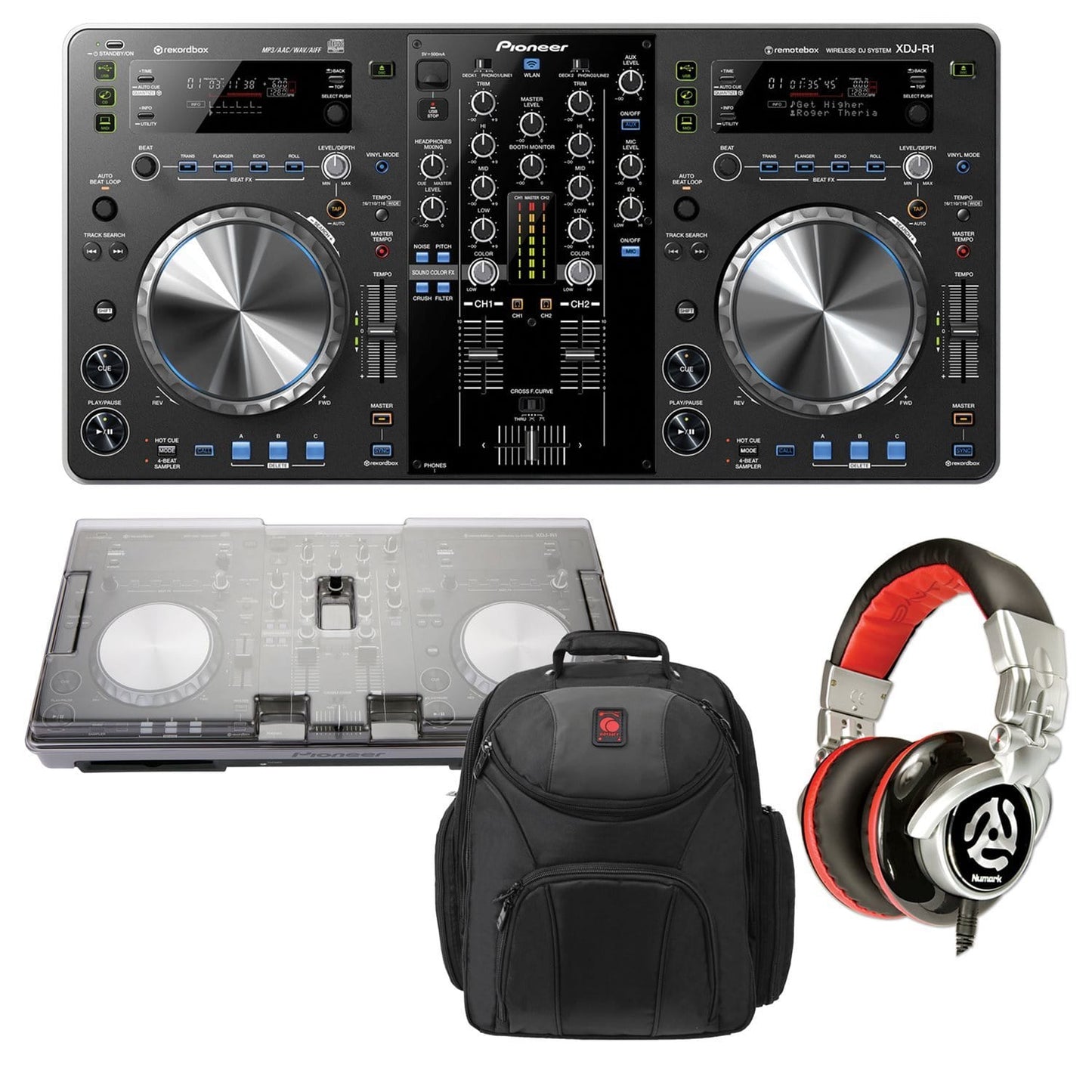 Pioneer XDJR1 Pack with Headphones & Backpack - ProSound and Stage Lighting