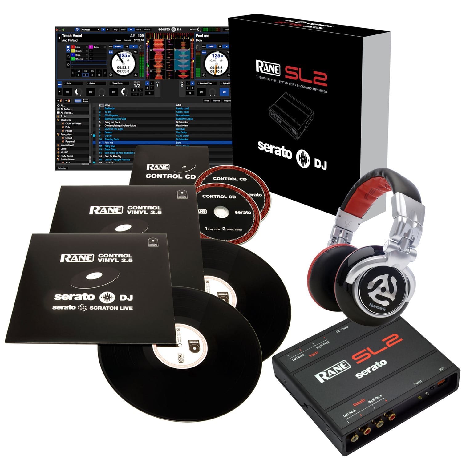 RANE Serato SL2 and Numark Red Wave Headphones - ProSound and Stage Lighting