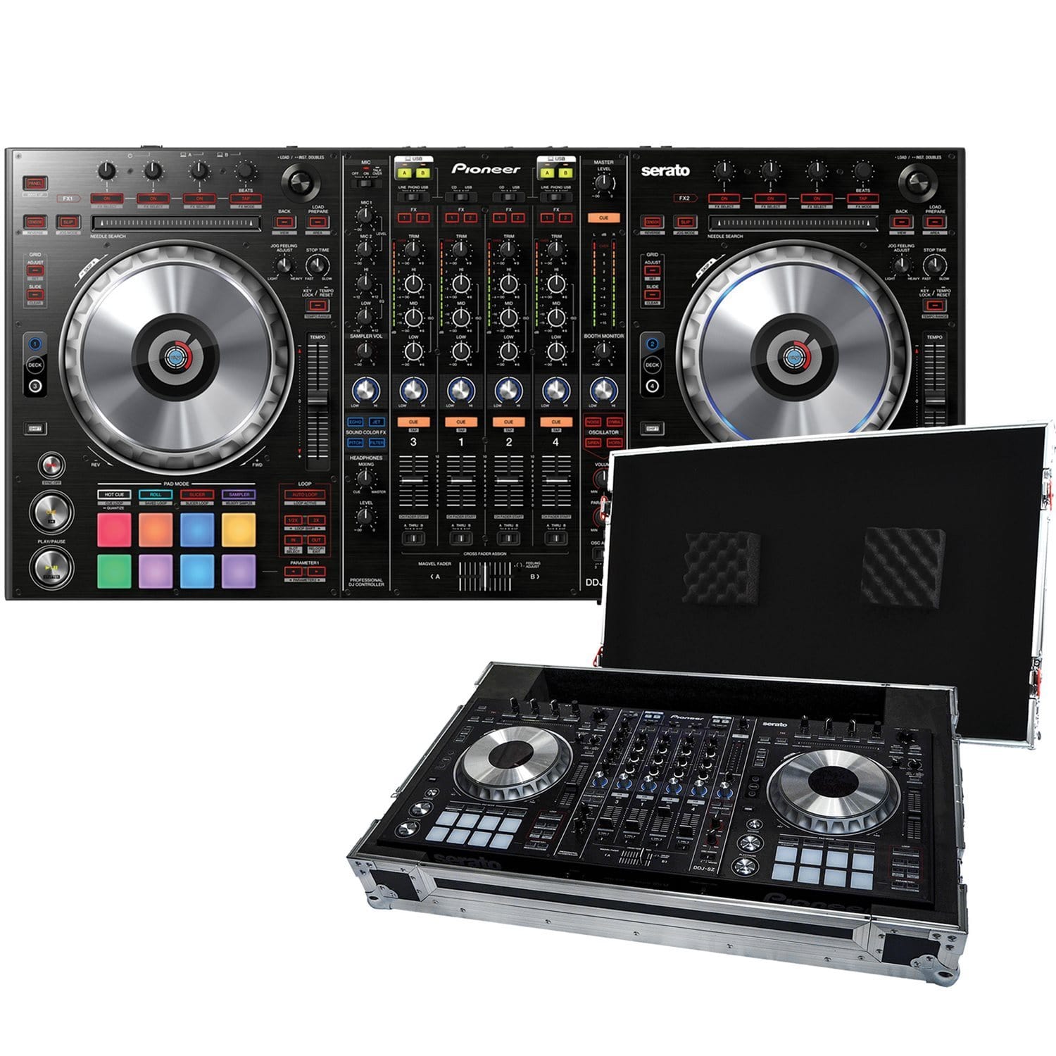 Pioneer DDJ-SZ and Gator G-Tour Controller Case - ProSound and Stage Lighting