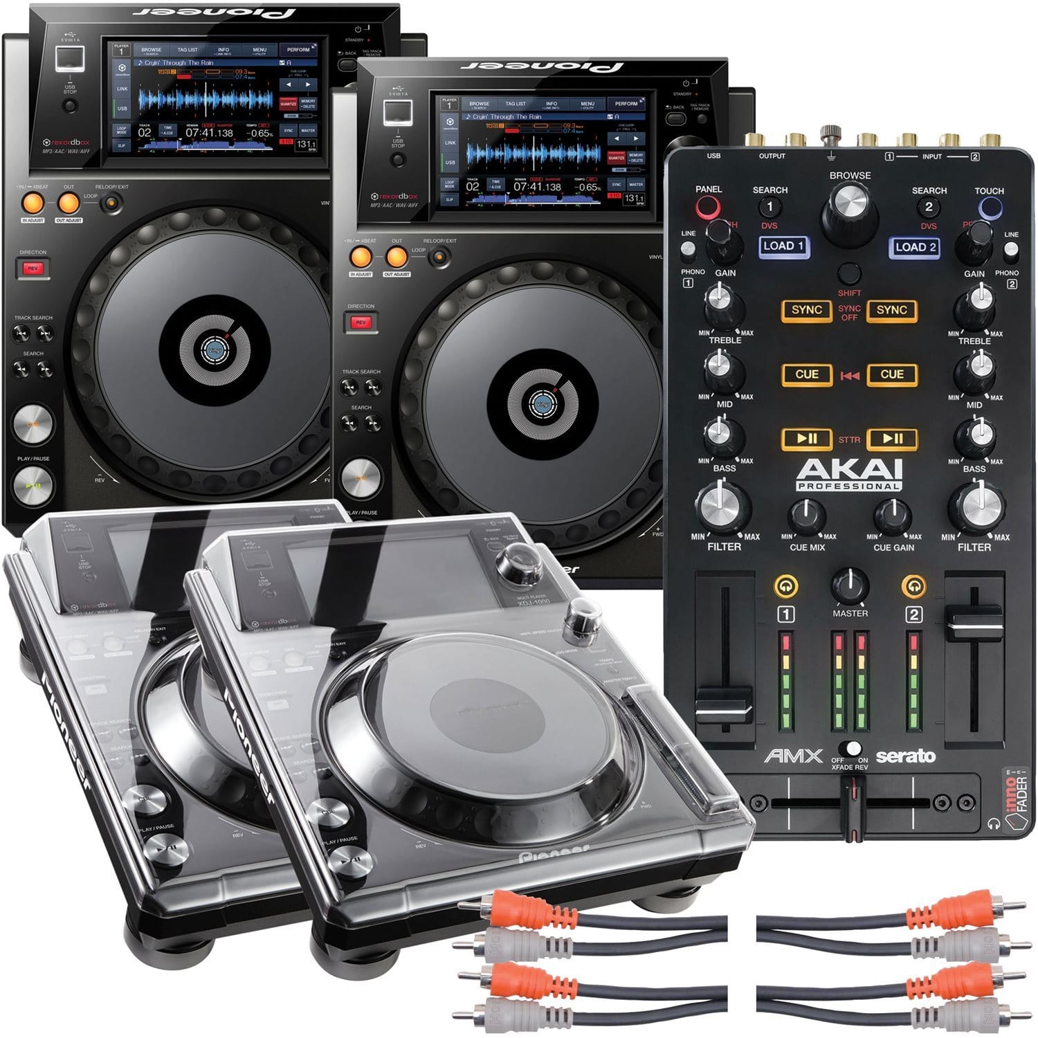 Pioneer XDJ-1000 Player & Akai AMX Mixer System - ProSound and Stage Lighting