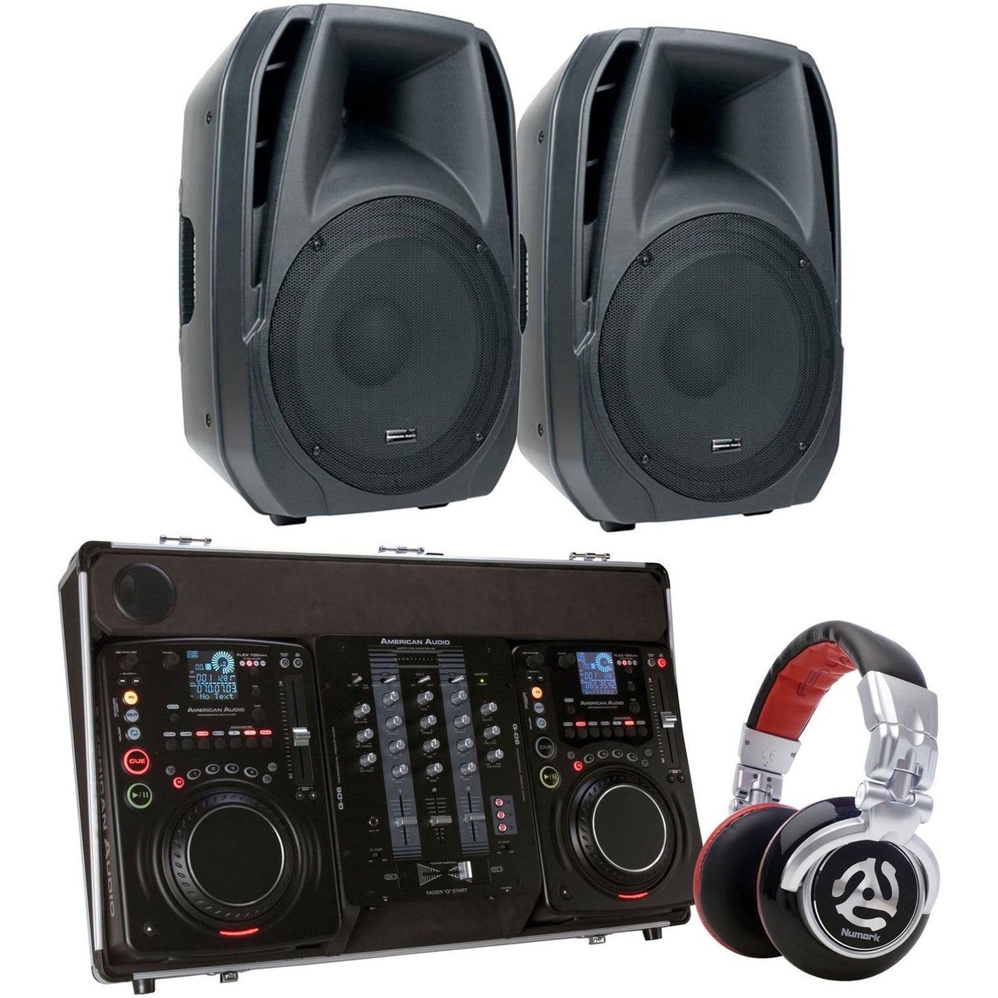 American Audio Flex 100 DJ Performance Bundle - ProSound and Stage Lighting