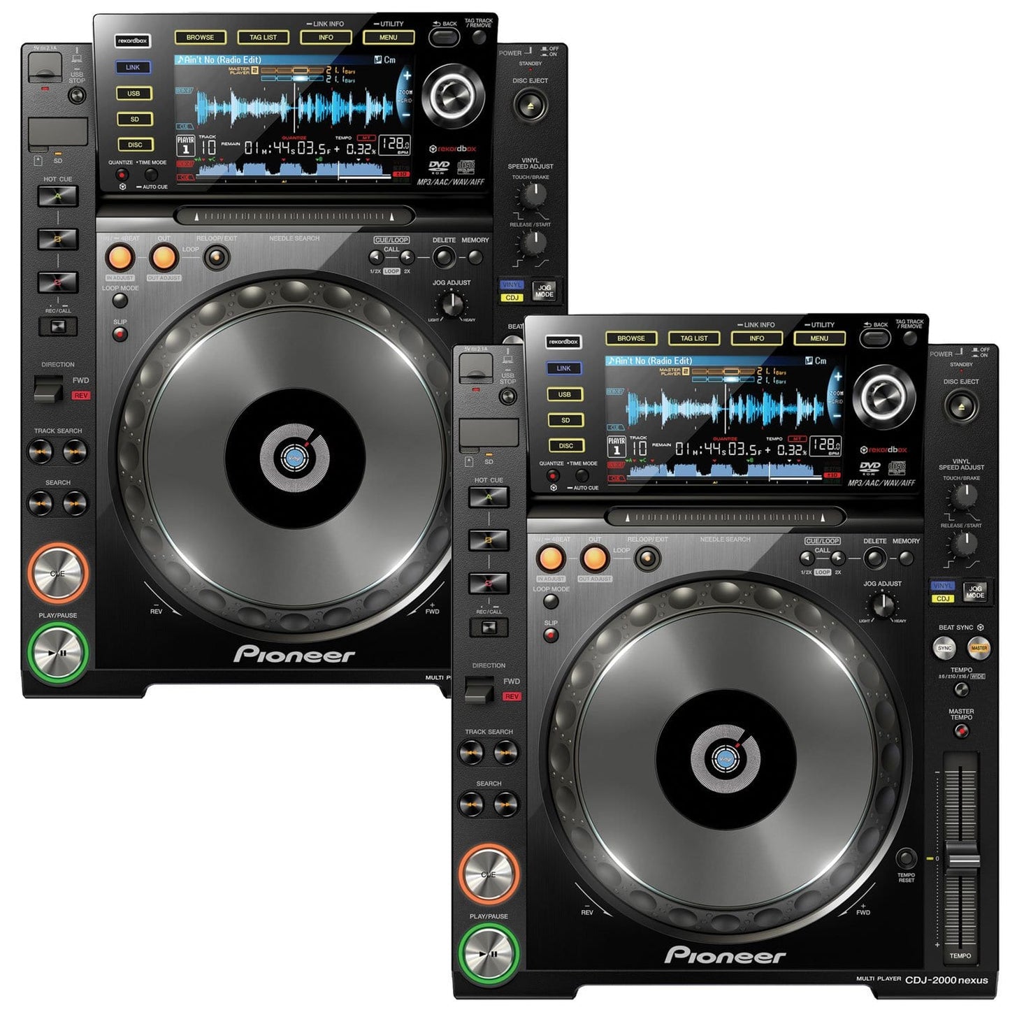 Pioneer CDJ-2000nexus Tabletop DJ Player Pair - ProSound and Stage Lighting