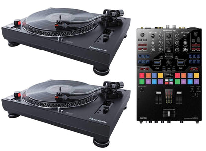 Pioneer DJM-S9 DJ Mixer with Pair of Numark TT250USB Turntables - ProSound and Stage Lighting