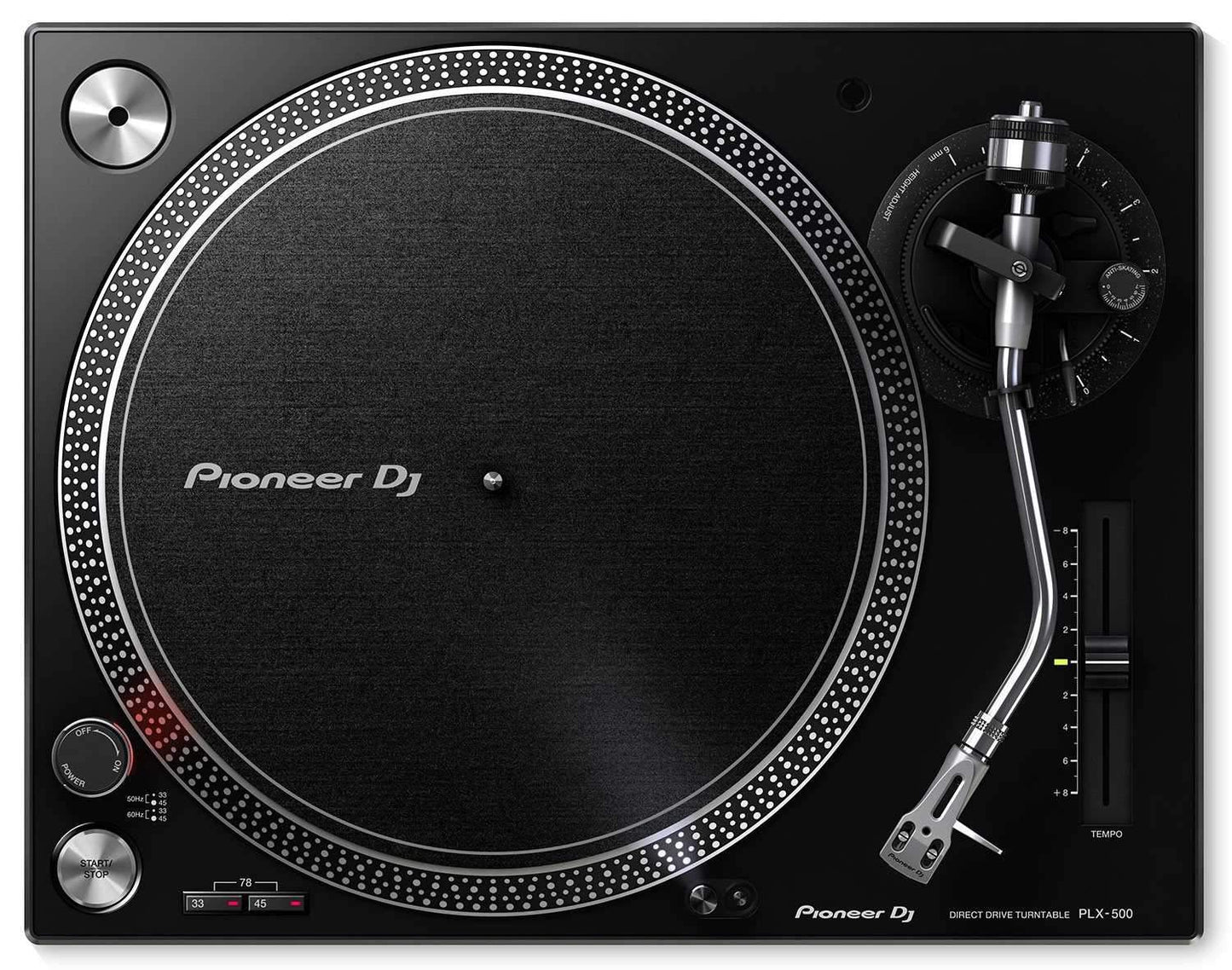 Pioneer DJM-450 2-Channel DJ Mixer & (2) PLX-500-K DJ Turntables - ProSound and Stage Lighting