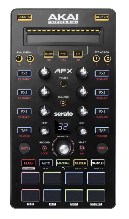 Akai AMX with (2) AFX Serato DJ Controller Bundle - ProSound and Stage Lighting