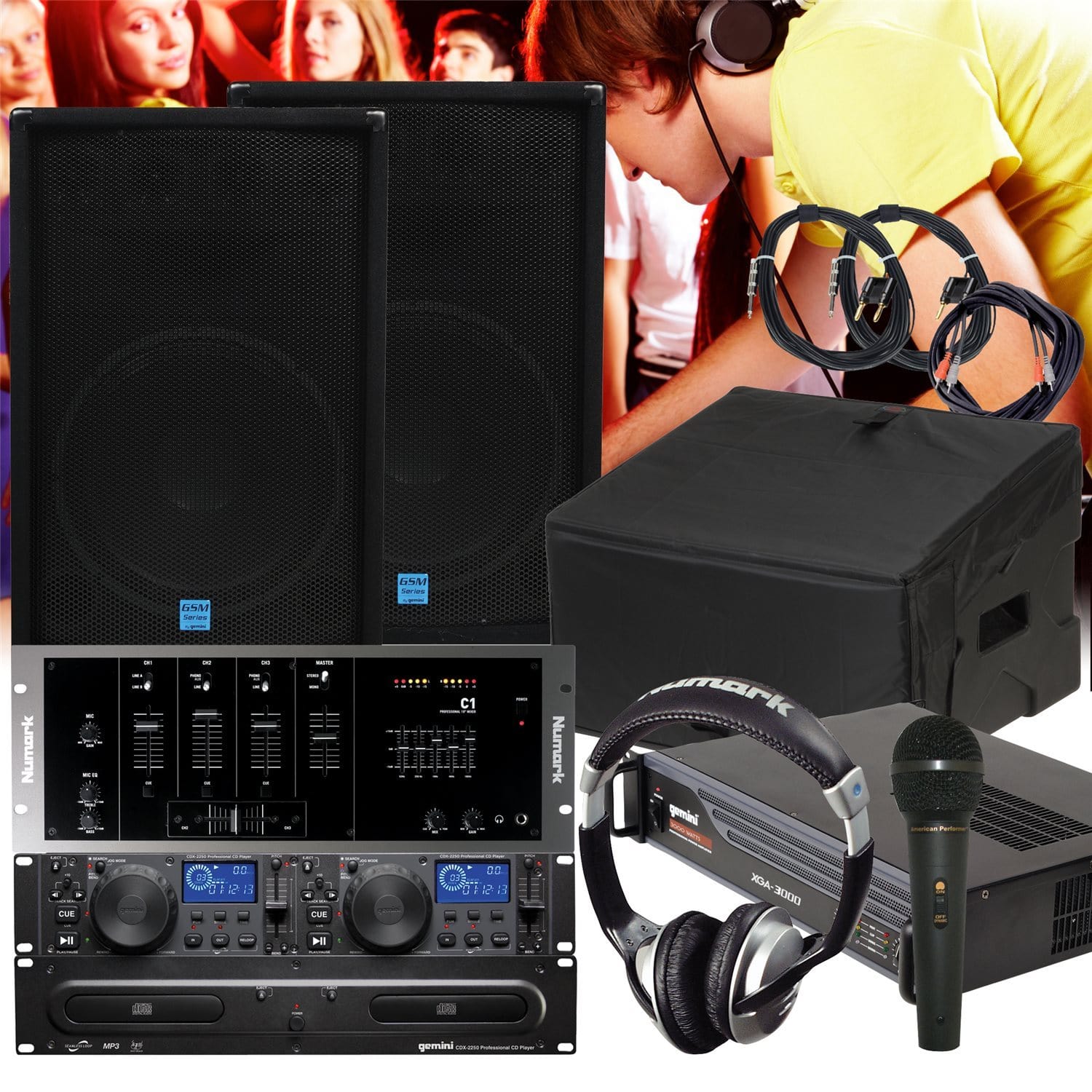 3000 Watt DJ CD System - ProSound and Stage Lighting