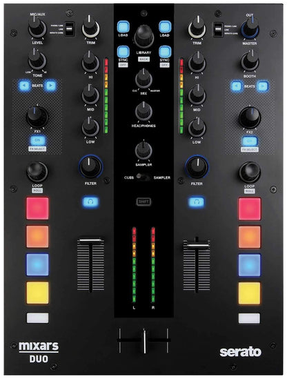 Mixars DUO Serato Mixer with Pair of Akai AFX Controllers - ProSound and Stage Lighting