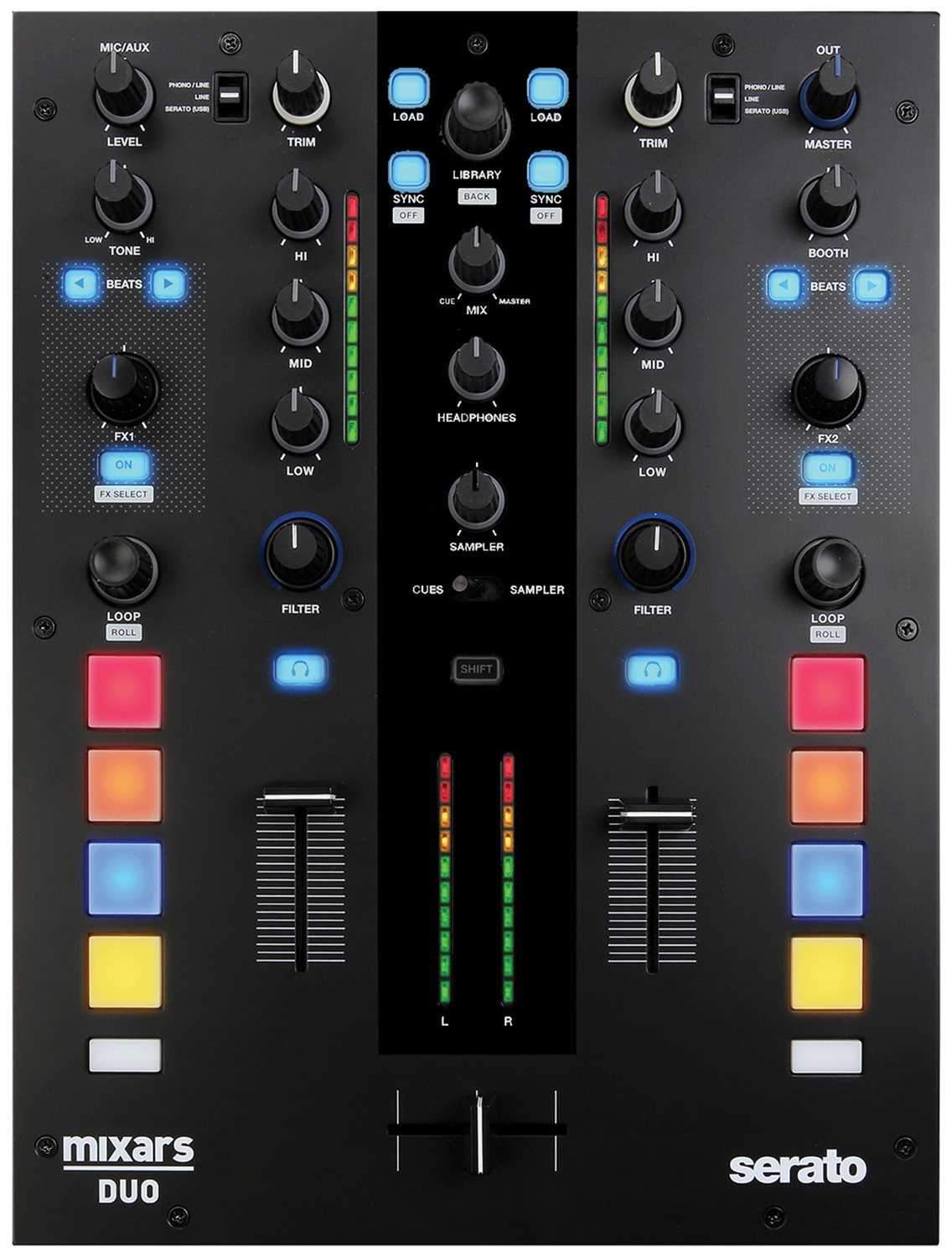 Mixars DUO Serato DJ Mixer & Akai AFX Controller - ProSound and Stage Lighting