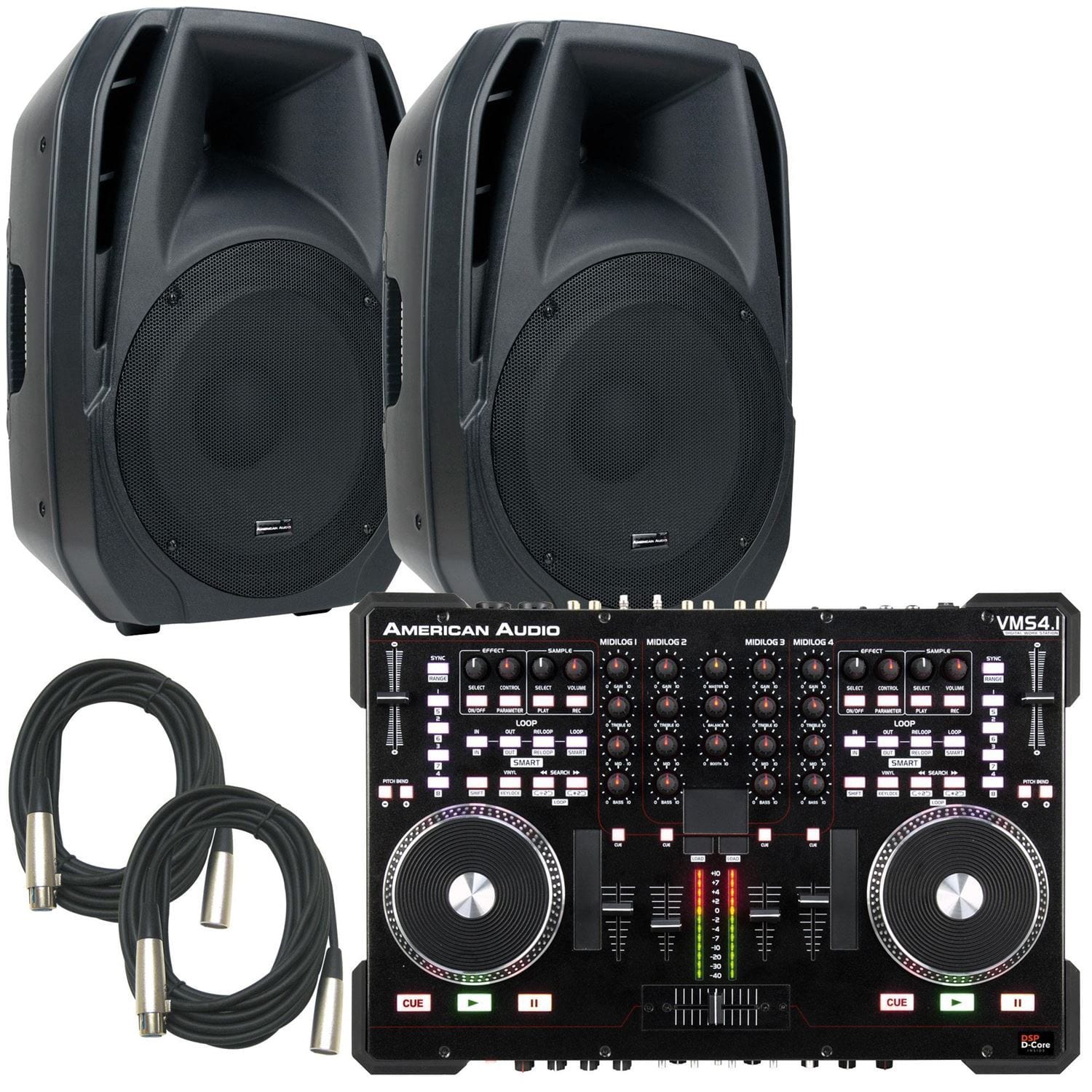 American DJ VMS4.1 Complete DJ System - ProSound and Stage Lighting