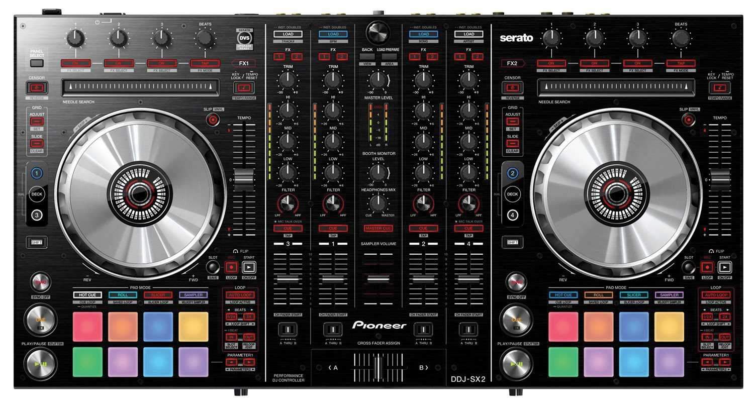 Pioneer DDJ-SX2 Serato DJ Controller with Road Case - ProSound and Stage Lighting