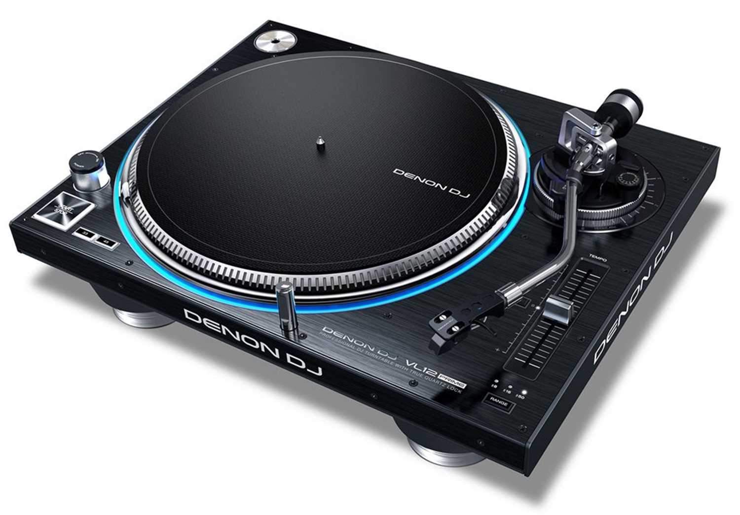 Denon DJ VL12 Prime Turntable with DS1 Serato DJ DVS - ProSound and Stage Lighting